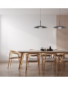 LIDIA * COLGANTE 1L LED 12W  - GRIS